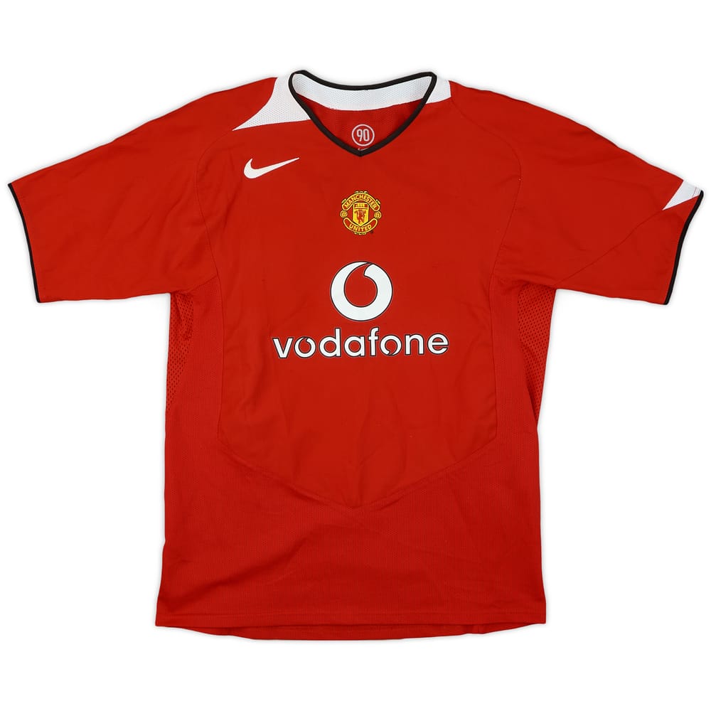 2004-06 Manchester United Home Shirt - 8/10 - (XL.Boys)