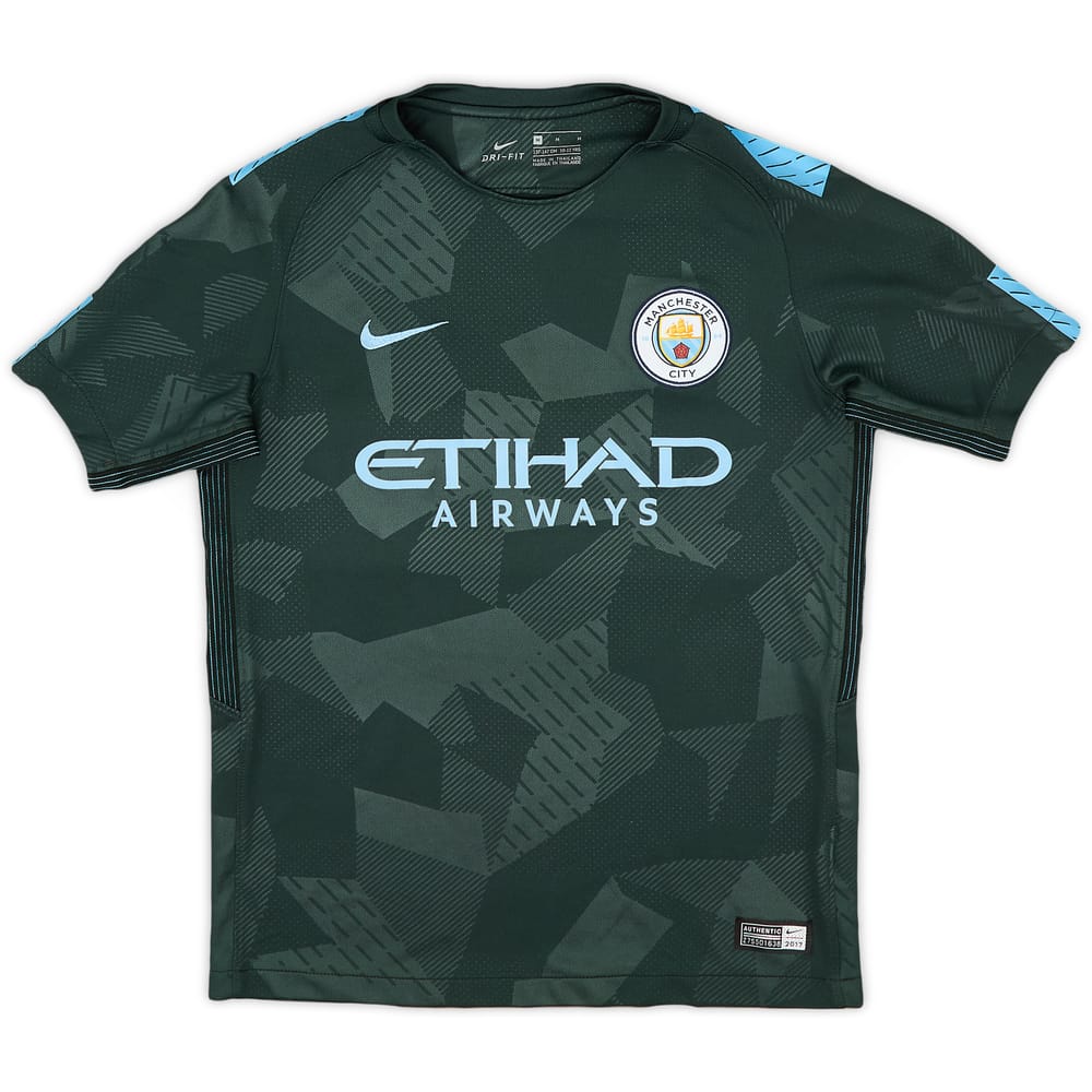 2017-18 Manchester City Third Shirt - 8/10 - (M.Boys)
