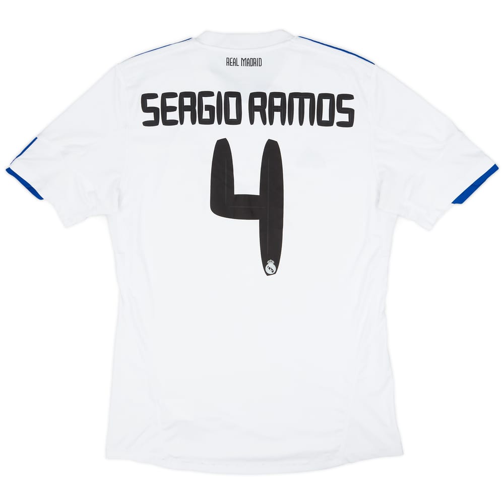 2010-11 Real Madrid Home Shirt Sergio Ramos #4 - 5/10 - (L)