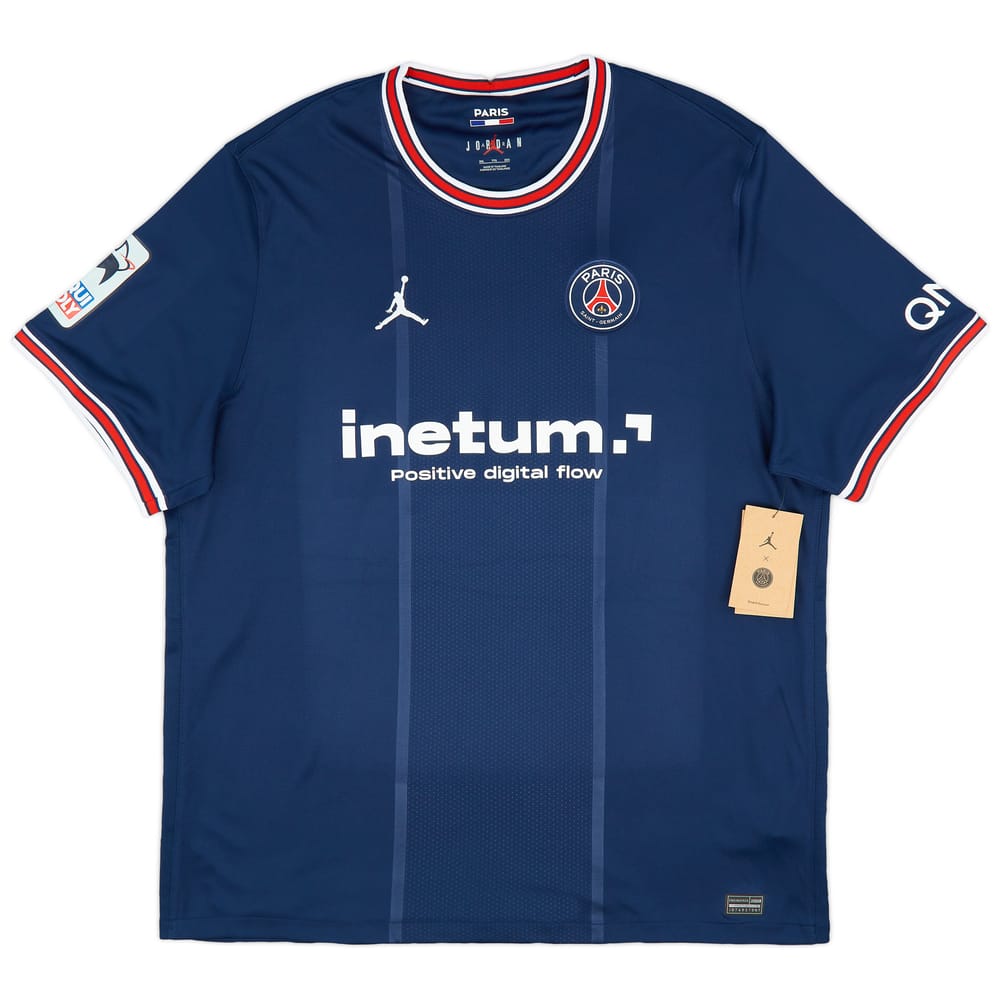 2021-22 Paris Saint-Germain x Air Jordan Handball Home Shirt (XXL)
