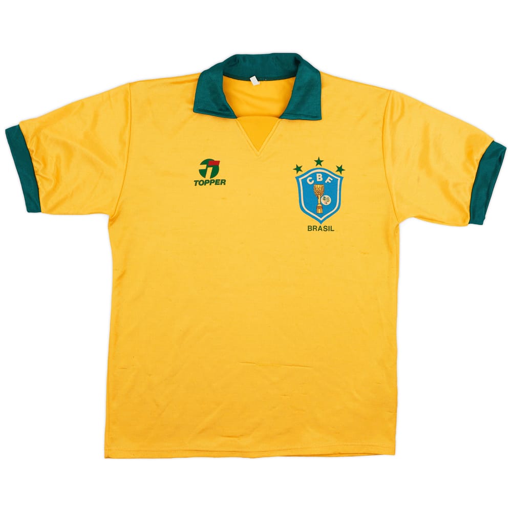 1990 Brazil Home Shirt - 8/10 - (M)
