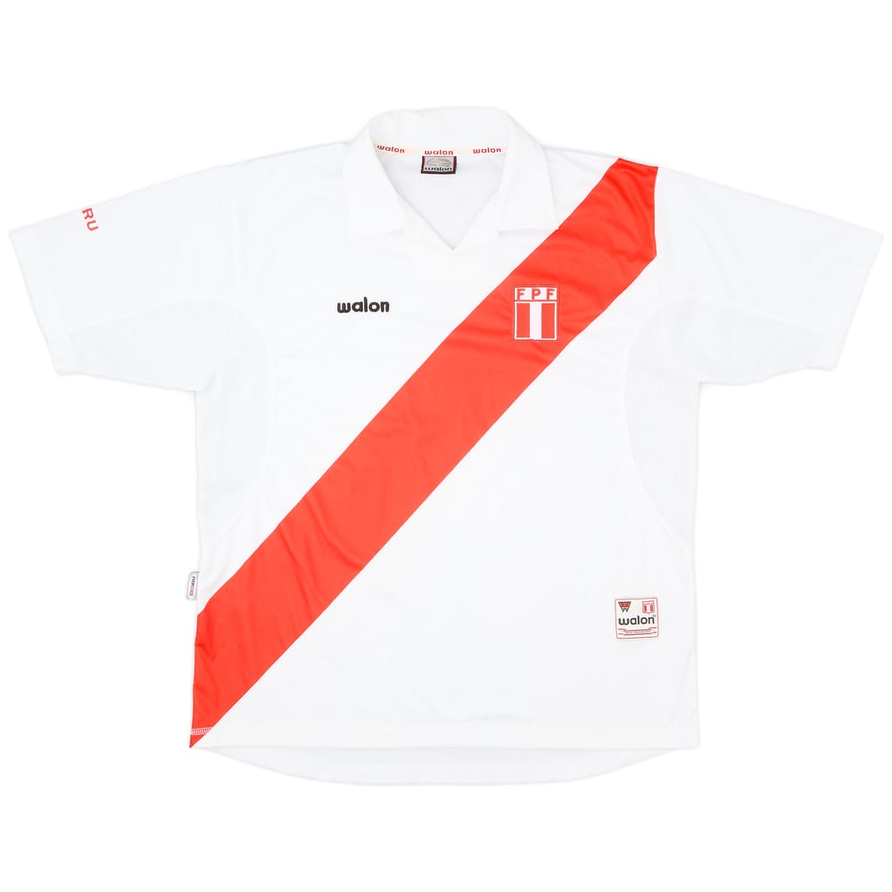 2002 Peru Home Shirt - 9/10 - (XL)