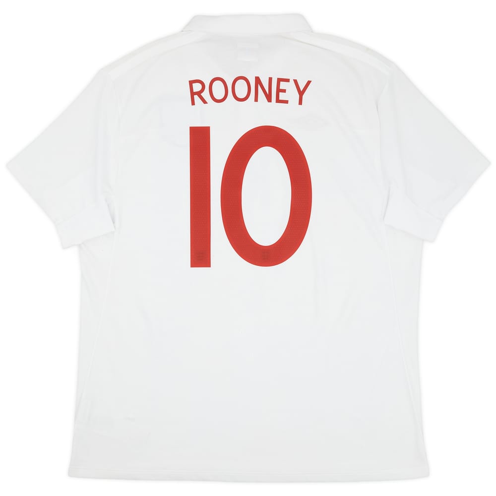 2009-10 England Home Shirt Rooney #10 (XXL)