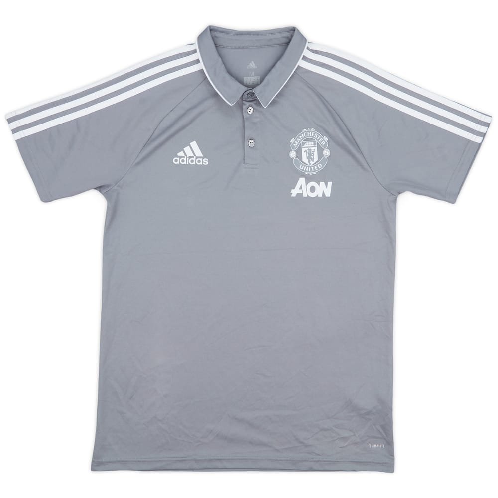 2017-18 Manchester United adidas Polo Shirt - 9/10 - (M)