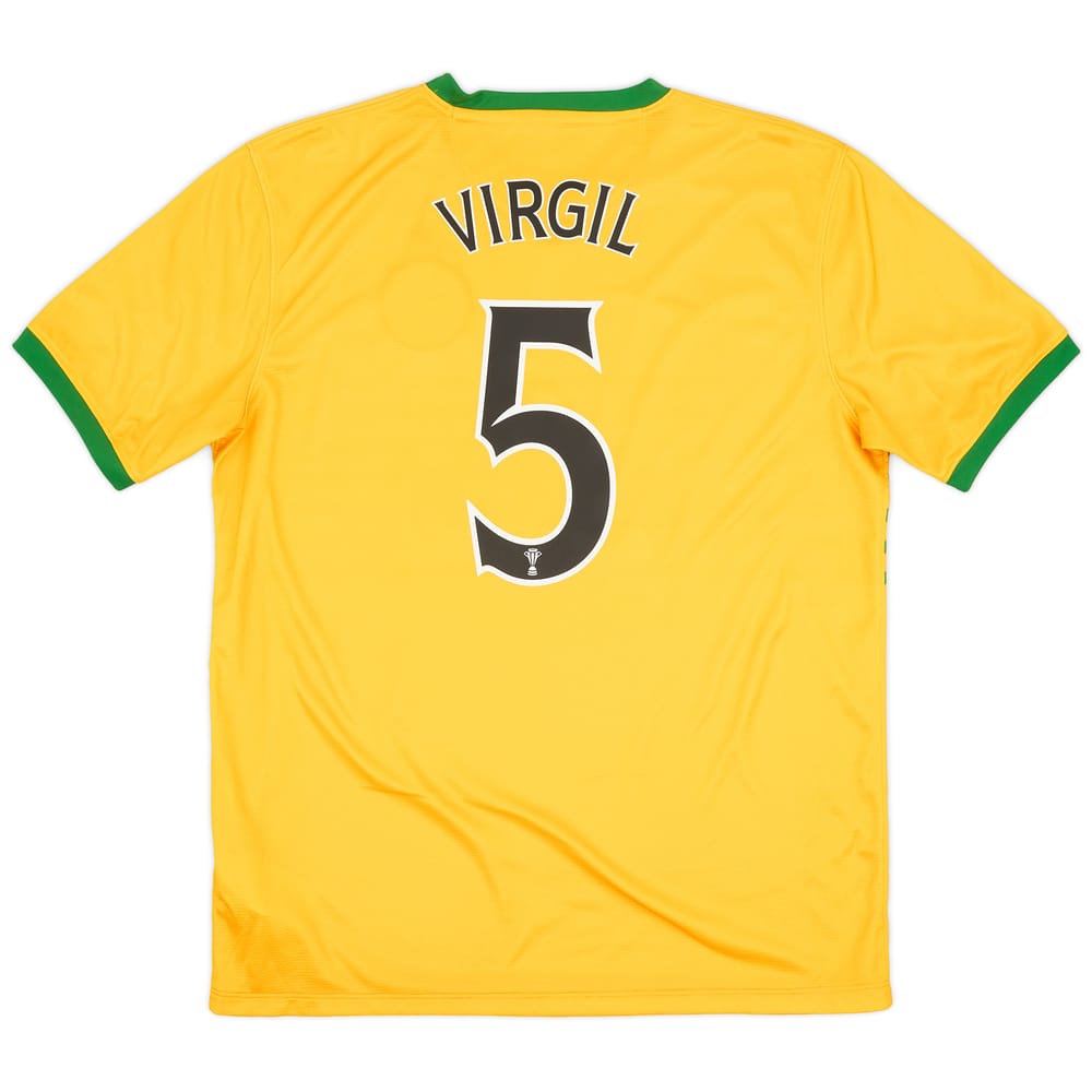 2013-14 Celtic Away Shirt Virgil #5 - 9/10 - (L)