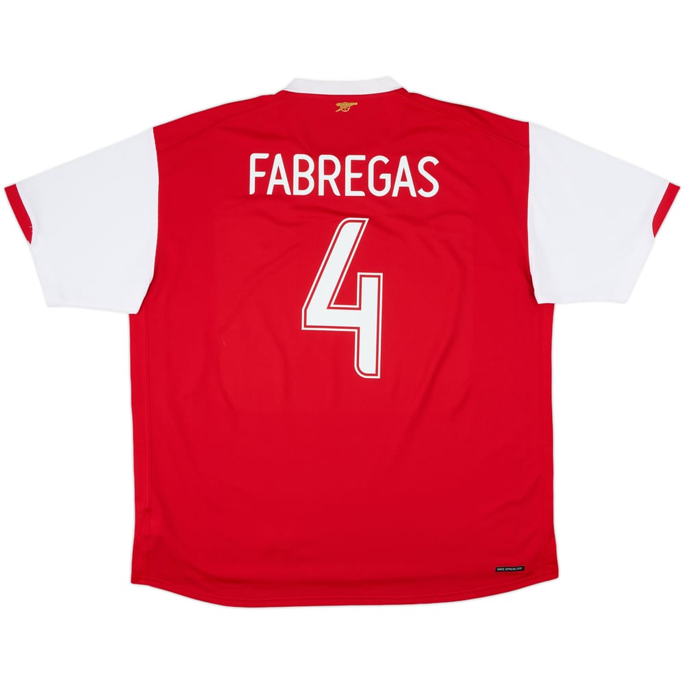 2006-08 Arsenal Home Shirt Fabregas #4 - 6/10 - (XXL)