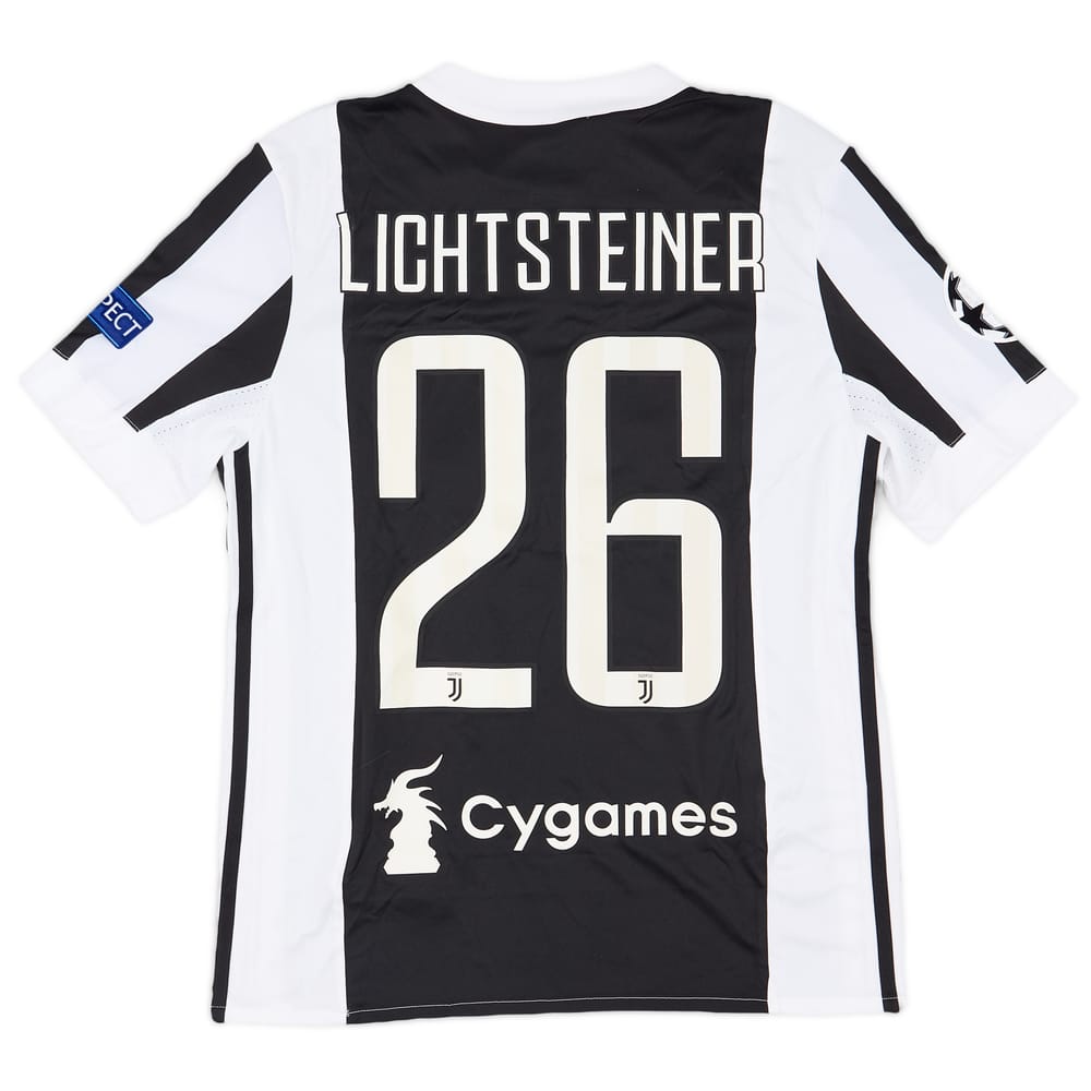 2017-18 Juventus Home Shirt Lichtsteiner #26 - 5/10 - (L.Boys)