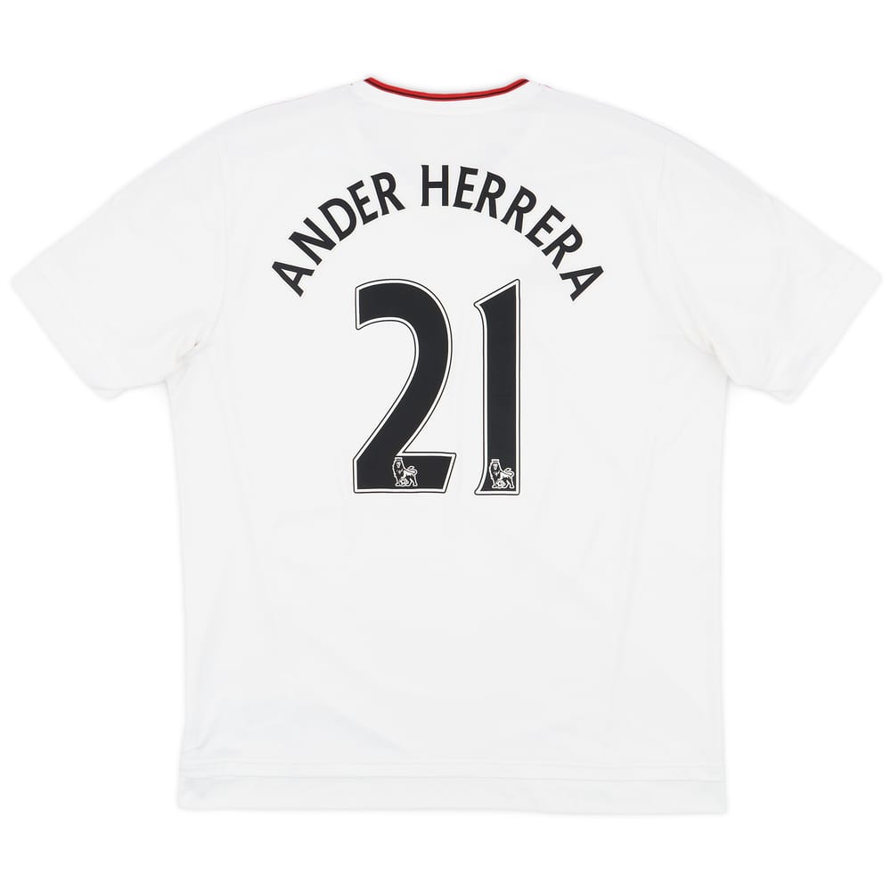 2015-16 Manchester United Away Shirt Ander Herrera #21 - 7/10 - (XL)