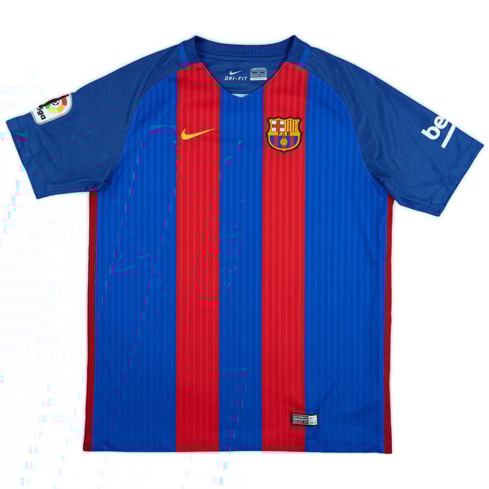 2016-17 Barcelona Home Shirt - 10/10 - (XL.Boys)