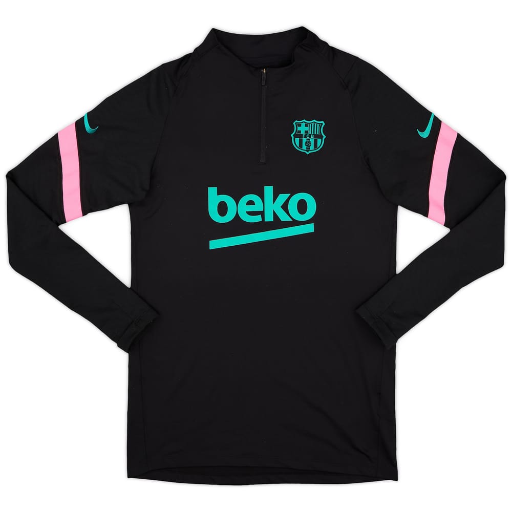 2020-21 Barcelona Nike 1/4 Zip Training Top - 8/10 - (S)