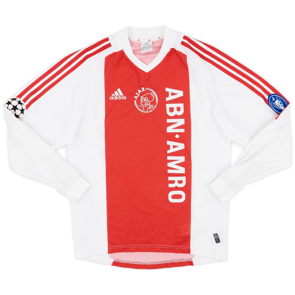 2002-04 Ajax Home L/S Shirt - 8/10 - (S)