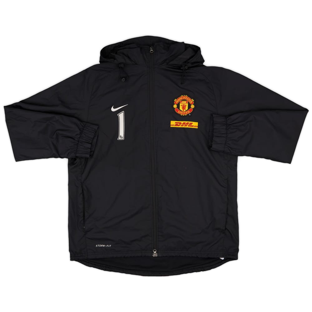 2011-12 Manchester United Nike Player Issue Hooded Rain Jacket #1 - 7/10 - (L)