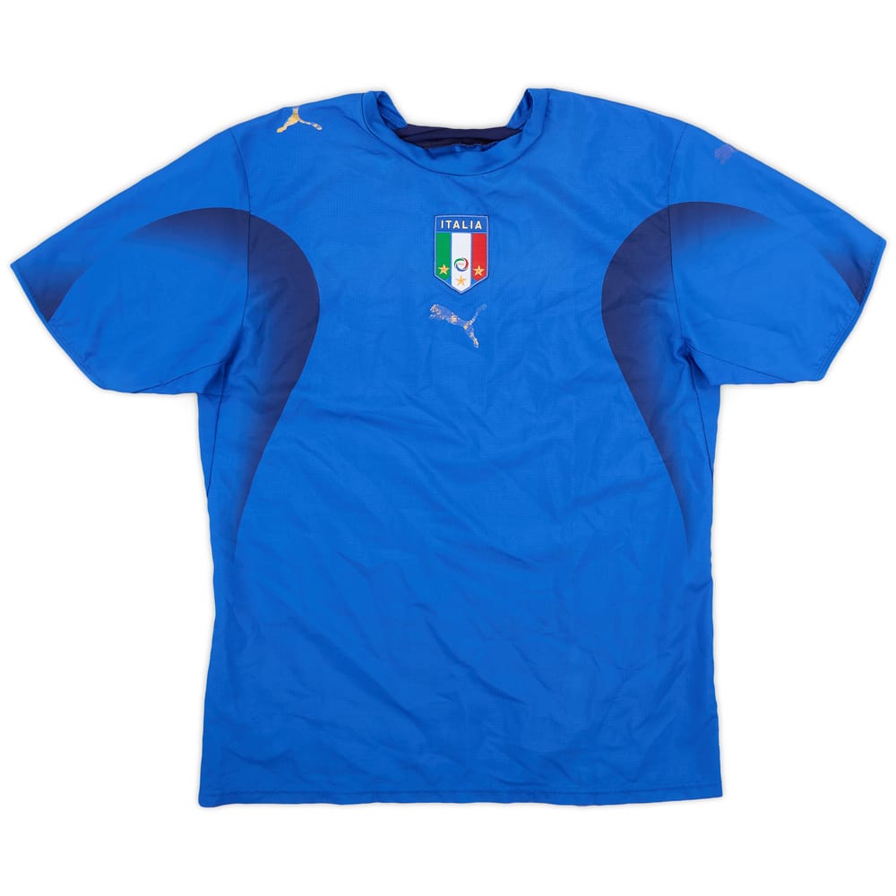 2006 Italy Basic Home Shirt - 4/10 - (M)