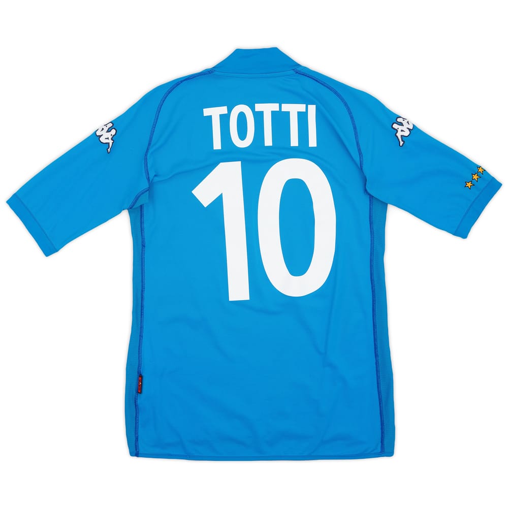 2002 Italy Home Shirt Totti #10 - 6/10 - (S)