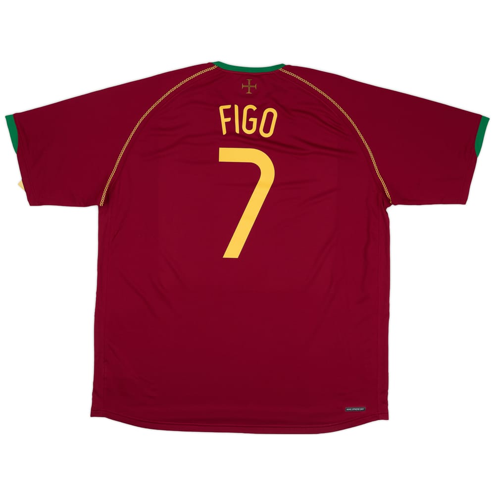 2006-08 Portugal Home Shirt Figo #7 (XXL)