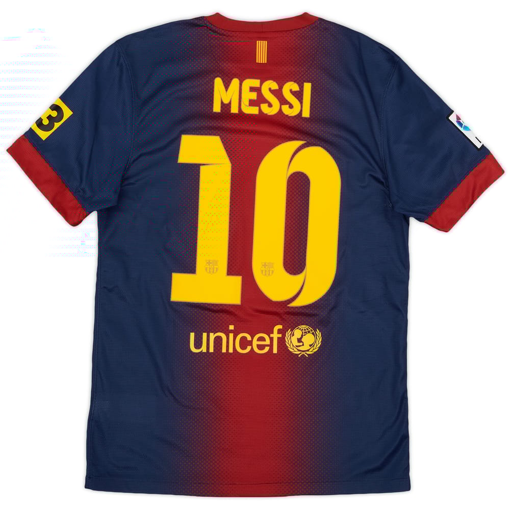 2012-13 Barcelona Home Shirt Messi #10 - 8/10 - (S)
