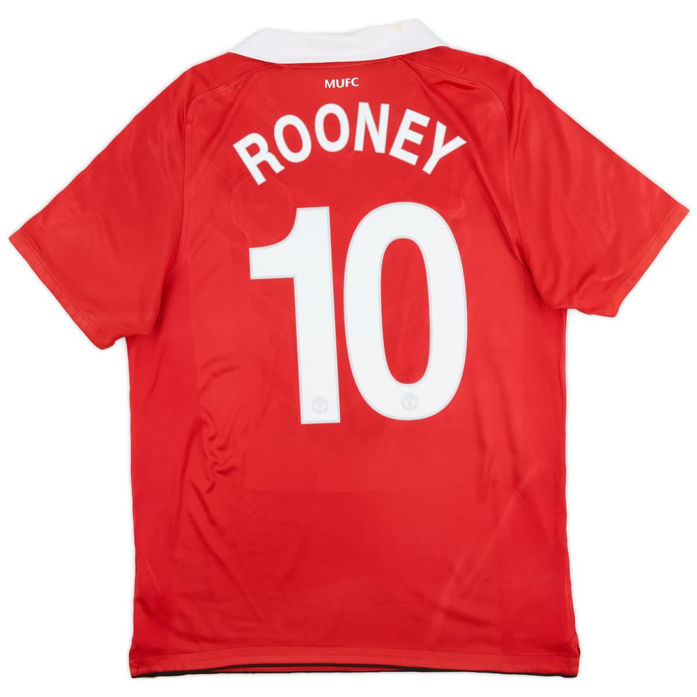 2010-11 Manchester United Home Shirt Rooney #10 - 6/10 - (M)