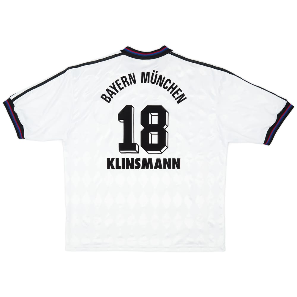 1996-98 Bayern Munich Away Shirt Klinsmann #18 - 8/10 - (XL)
