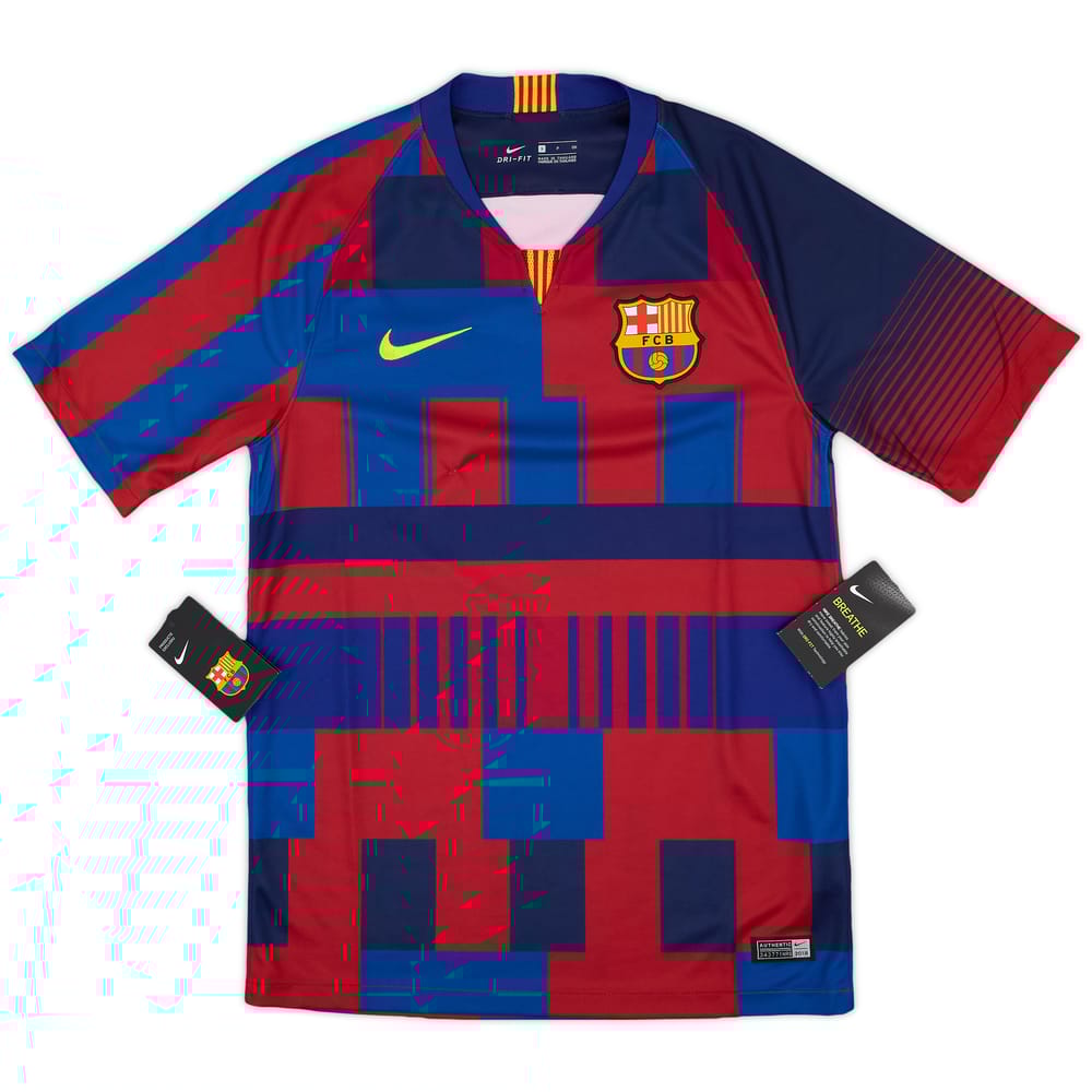 2018-19 Barcelona Nike Mash Up Training Shirt (S)