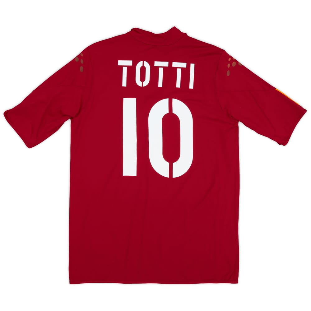 2004-05 Roma Home Shirt Totti #10 - 9/10 - (XL)