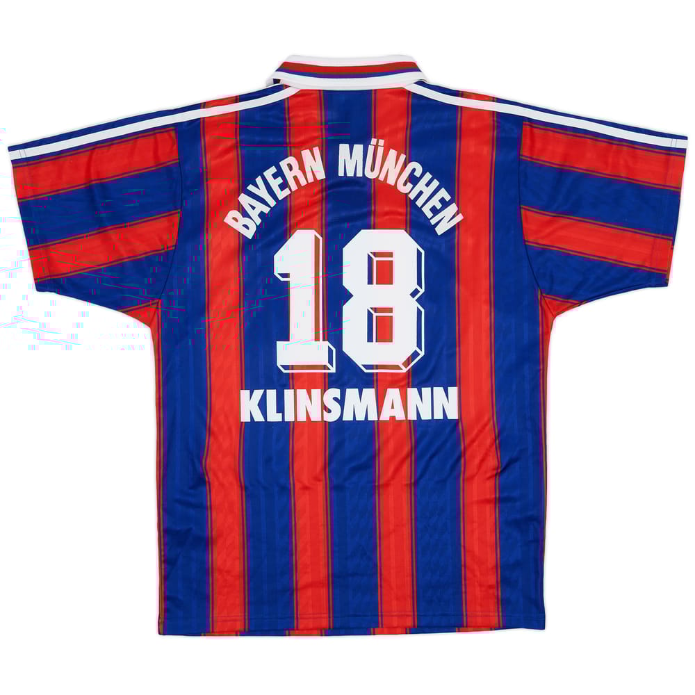 1995-97 Bayern Munich Home Shirt Klinsmann #18 - 9/10 - (S)