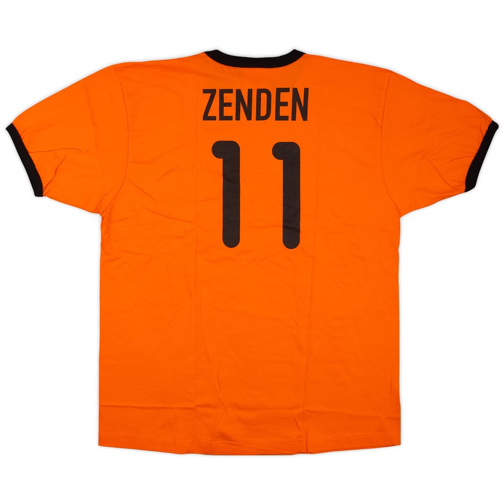 2000-01 Netherlands Nike Cotton Tee Zenden #11 (L)