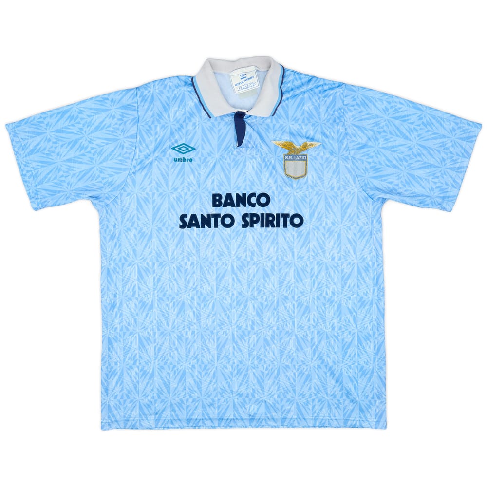 1991-92 Lazio Home Shirt - 4/10 - (XL)