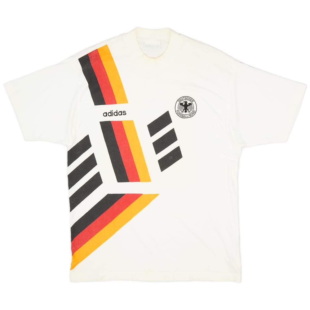1994-96 Germany adidas Training Cotton Tee - 7/10 - (M)