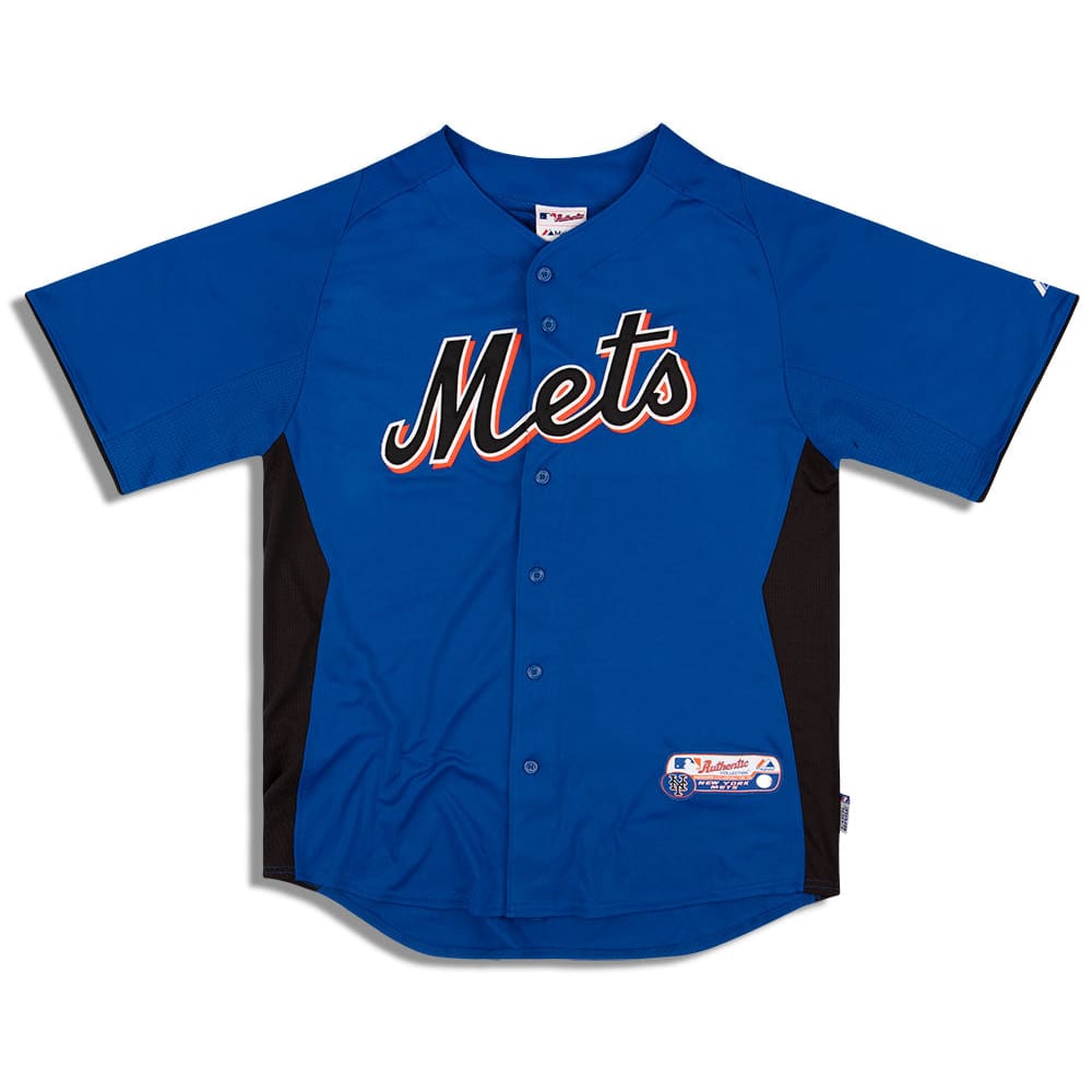 2011 New York Mets Authentic Majestic Batting Practice Jersey L
