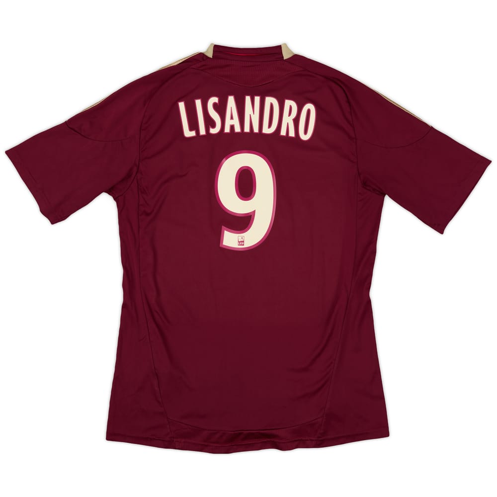 2010-11 Lyon Away Shirt Lisandro #9 - 5/10 - (L)