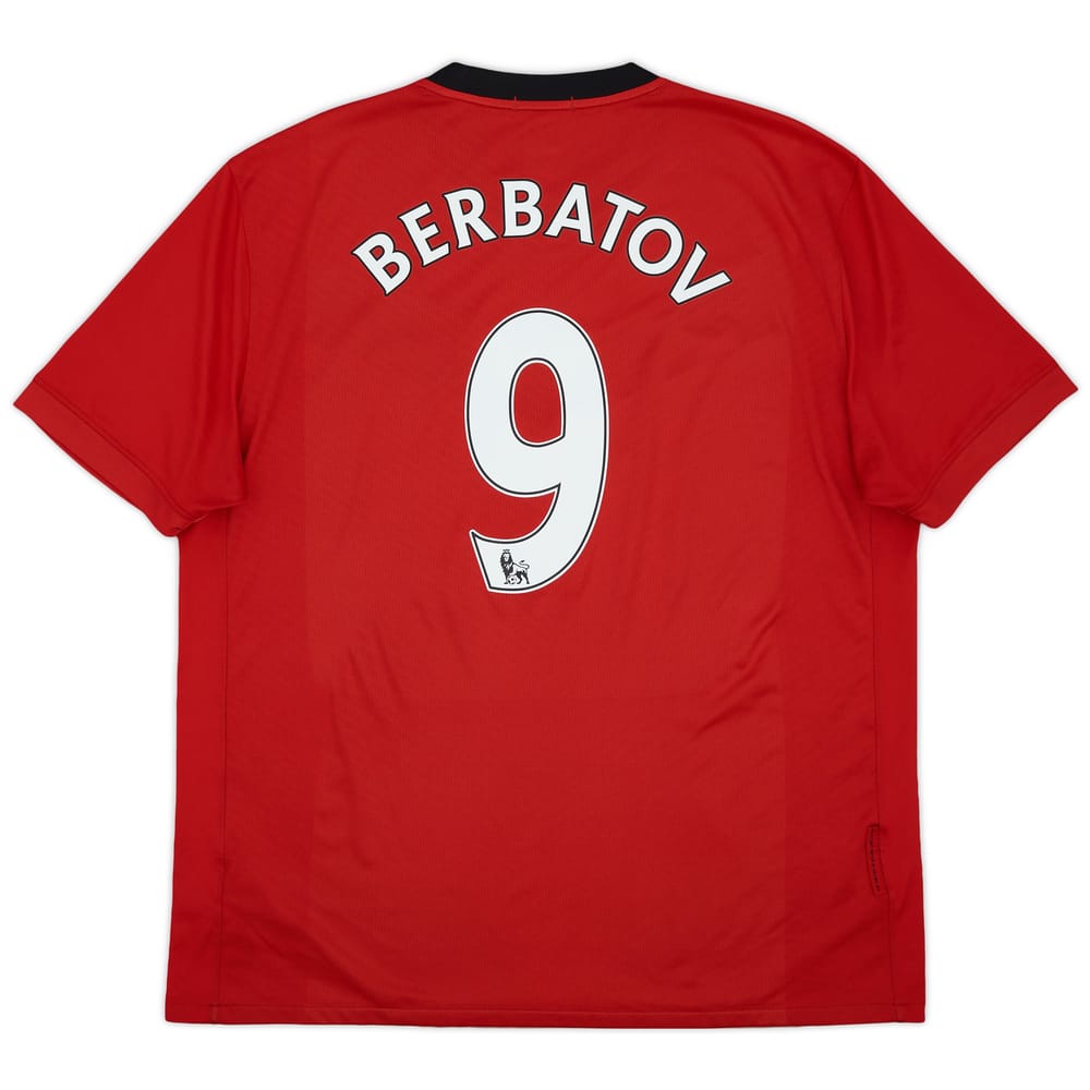 2009-10 Manchester United Home Shirt Berbatov #9 - 8/10 - (S)