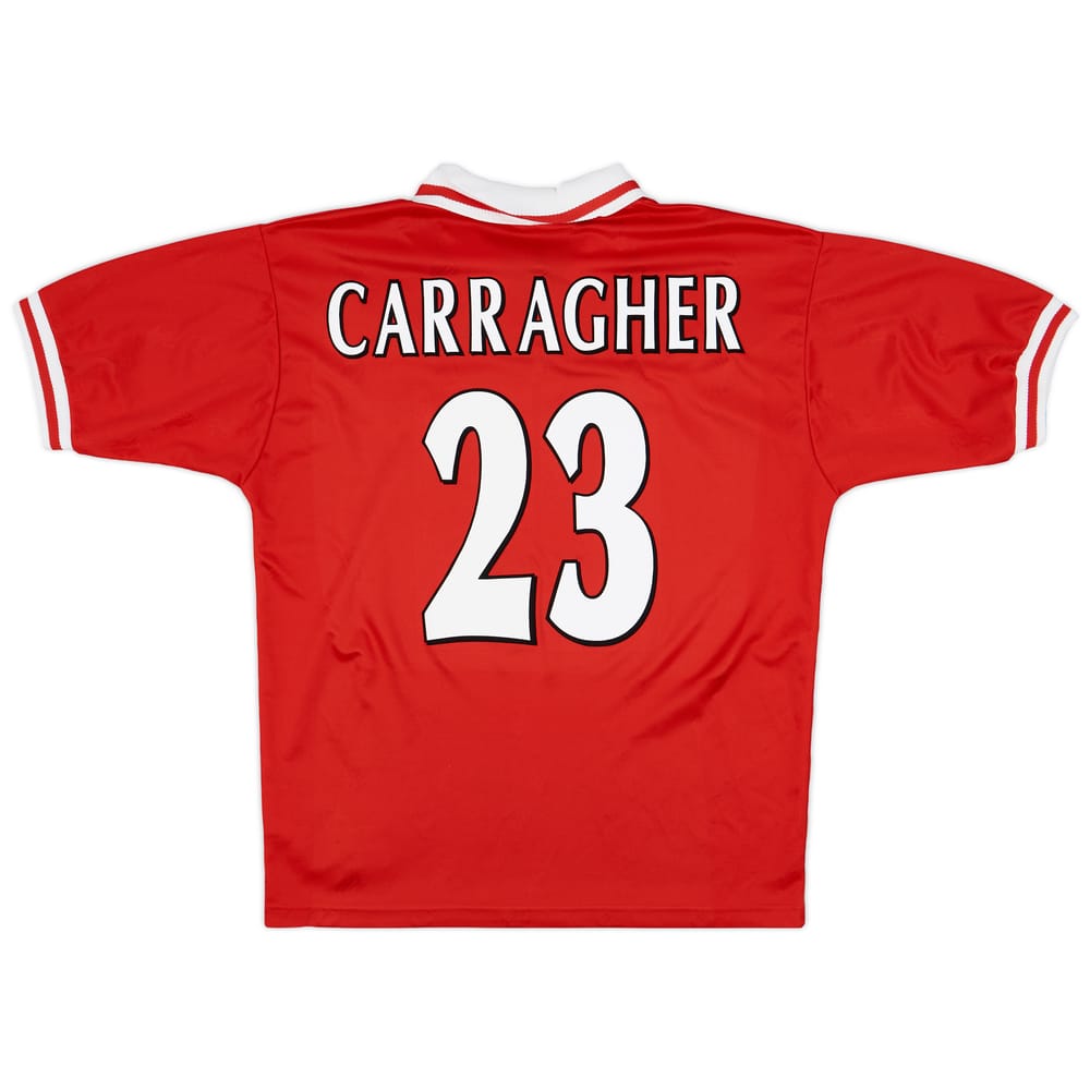1996-98 Liverpool Home Shirt Carragher #23 - 8/10 - (L)