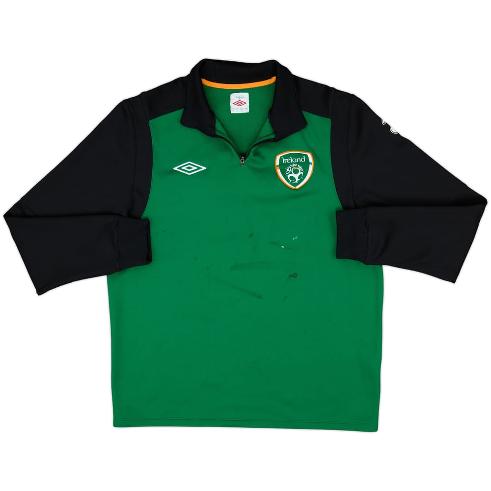2014-15 Ireland Umbro 1/4 Zip Drill Top - 3/10 - (L)
