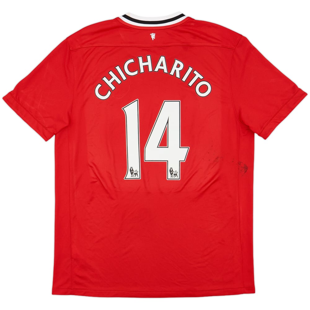 2011-12 Manchester United Home Shirt Chicharito #14 - 8/10 - (XL)
