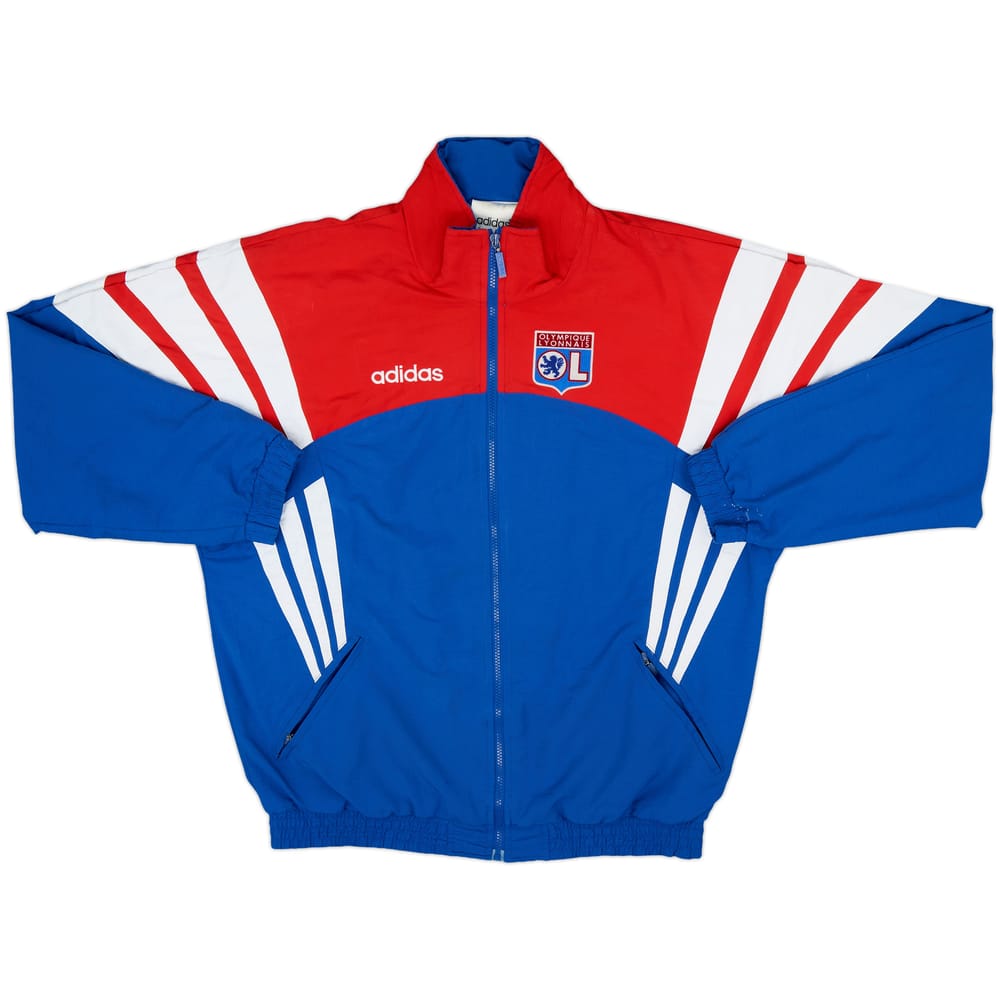 1996-97 Lyon adidas Track Jacket - 8/10 - (L)