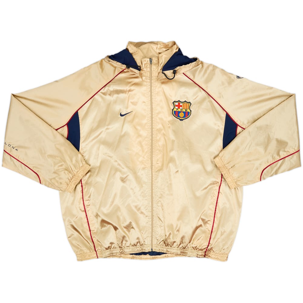 2001-02 Barcelona Nike Hooded Rain Jacket - 10/10 - (XL)