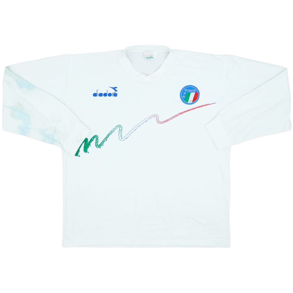 1990 Italy Diadora Training Top - 4/10 - (XL)