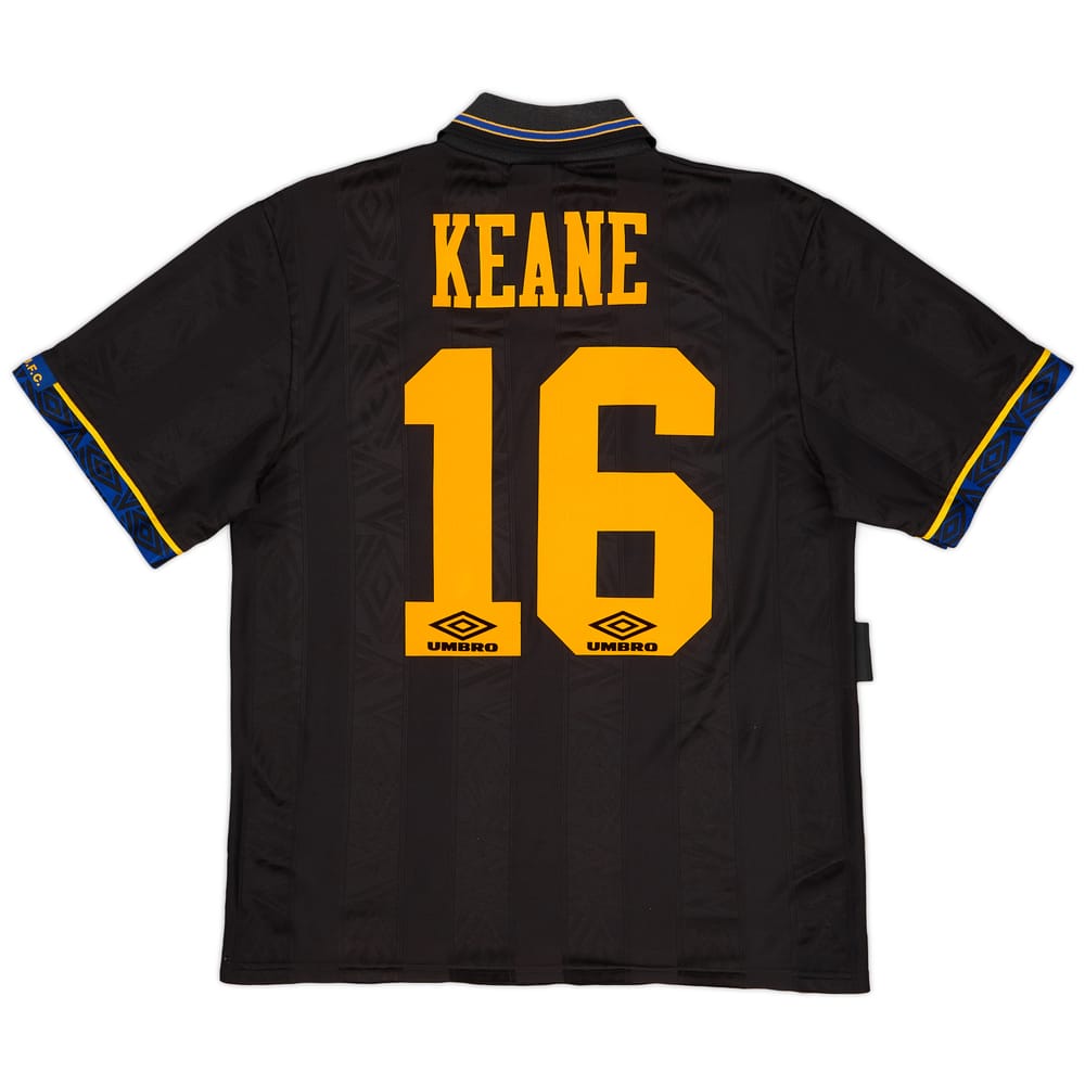 1993-95 Manchester United Away Shirt Keane #16 - 8/10 - (M)