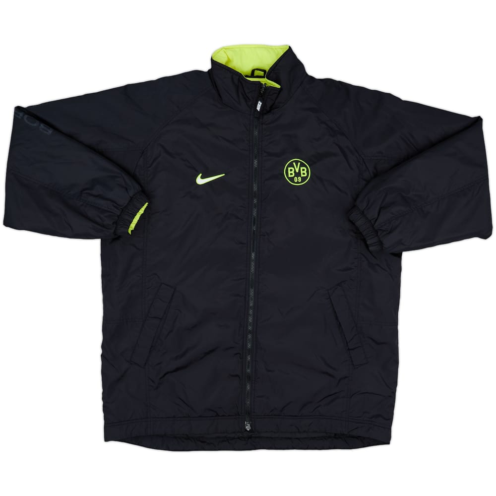 1997-98 Borussia Dortmund Nike Reversible Padded Bench Coat - 7/10 - (L)