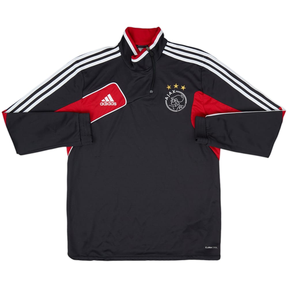 2012-13 Ajax adidas 1/4 Zip Fleece Top - 8/10 - (L/XL)