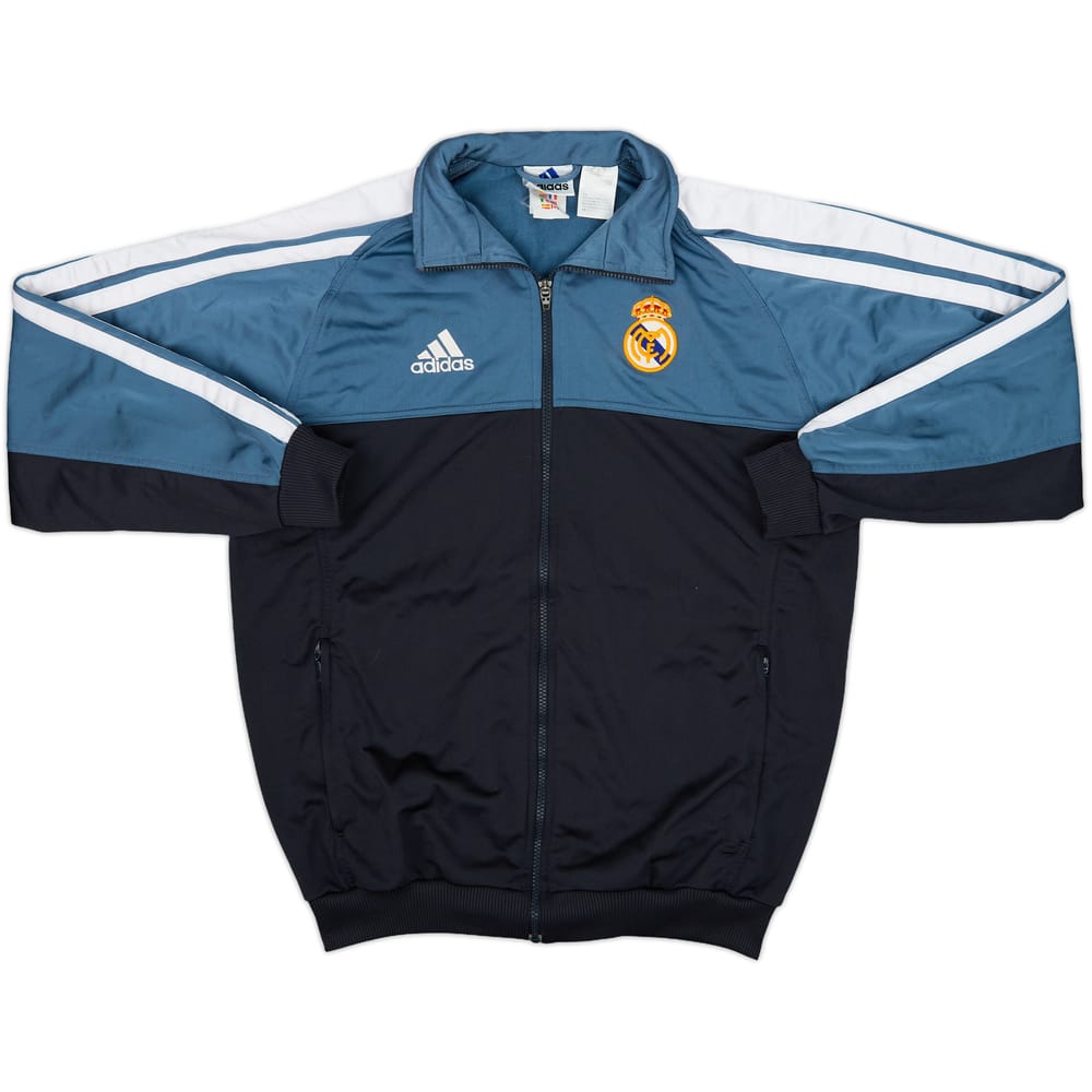 2001-02 Real Madrid adidas Track Jacket - 8/10 - (XL.Boys)