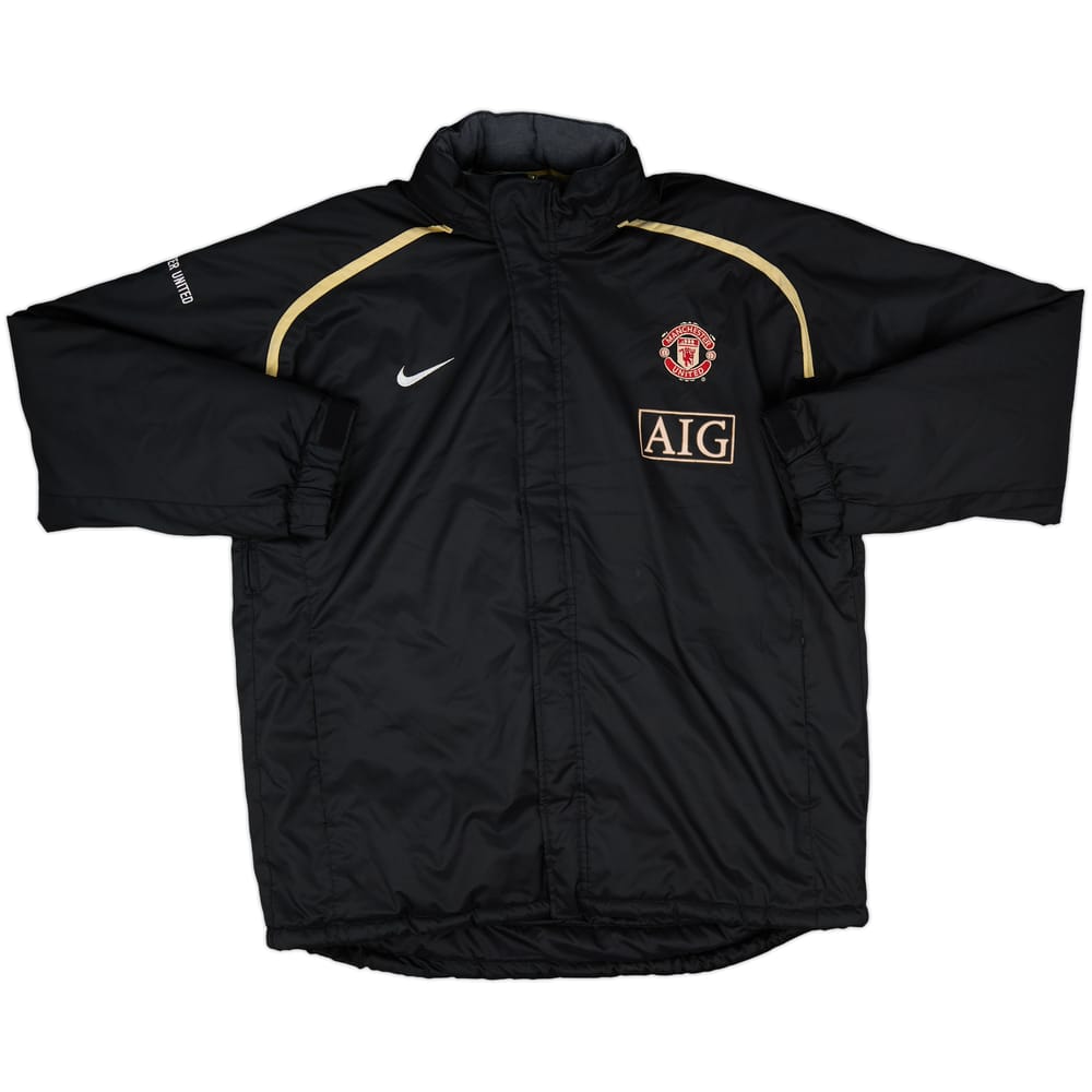 2006-07 Manchester United Nike Hooded Rain Jacket - 6/10 - (XL)