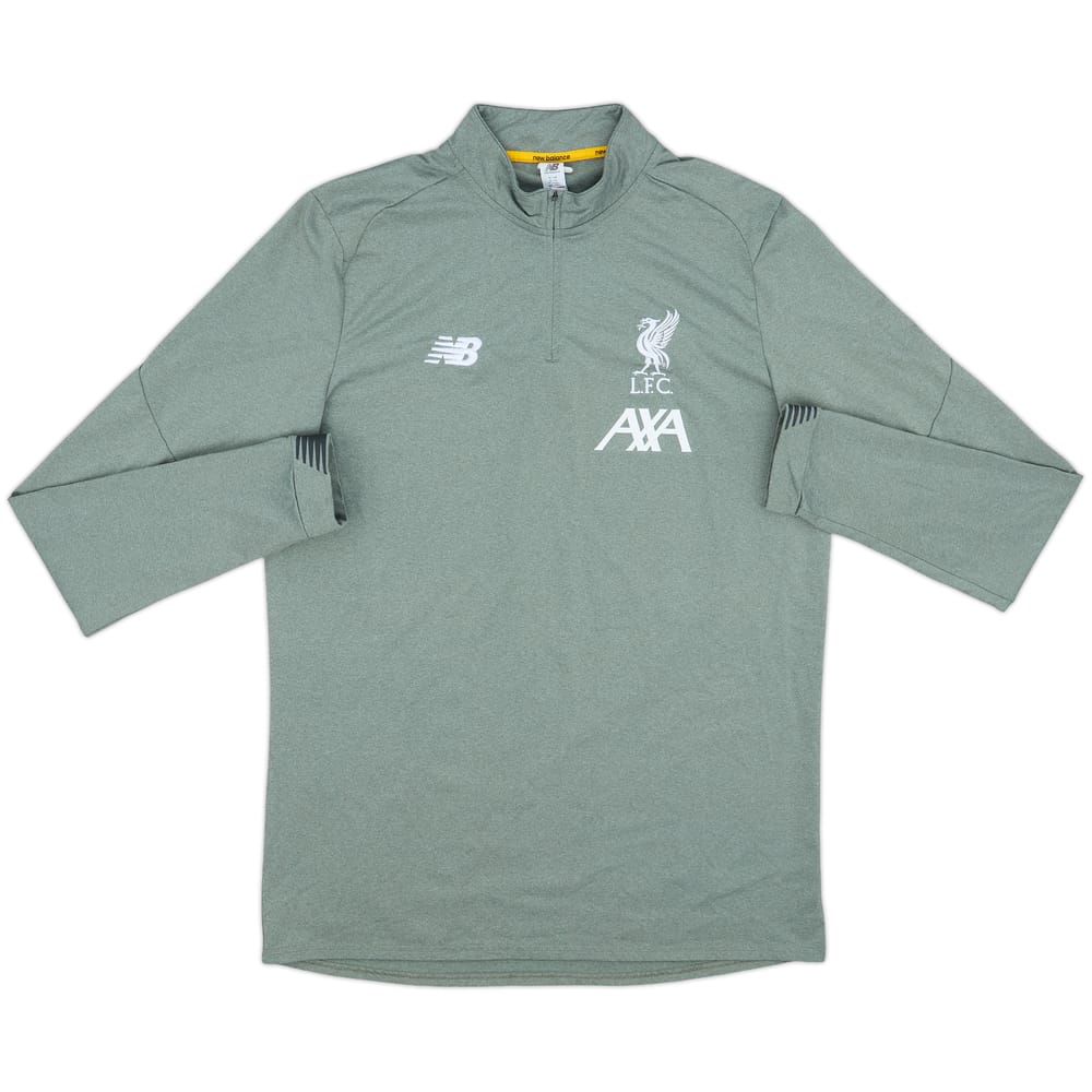2020-21 Liverpool New Balance 1/4 Zip Drill Top - 10/10 - (XL)