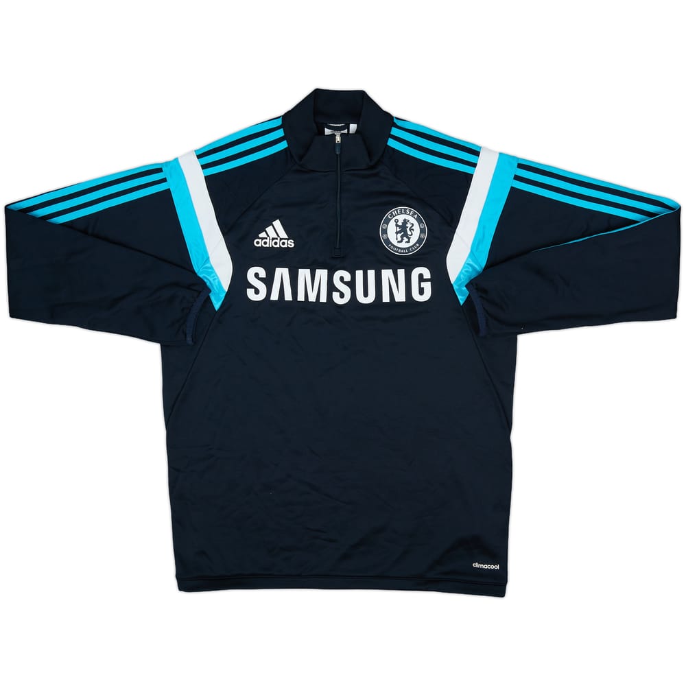 2014-15 Chelsea adidas 1/4 Zip Training Top - 8/10 - (M)