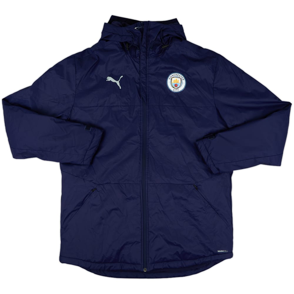 2020-21 Manchester City Puma Padded Bench Coat - 9/10 - (L)
