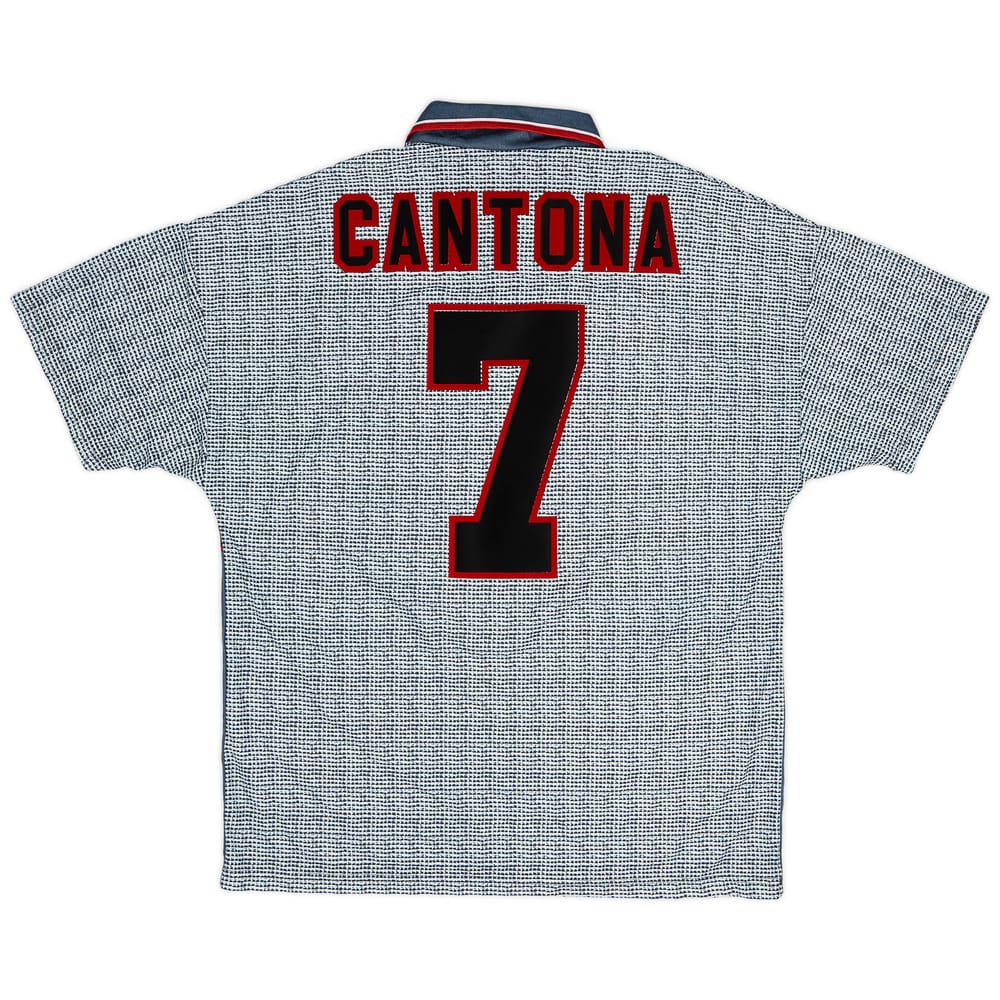 1995-96 Manchester United Away Shirt Cantona #7 - 9/10 - (L)