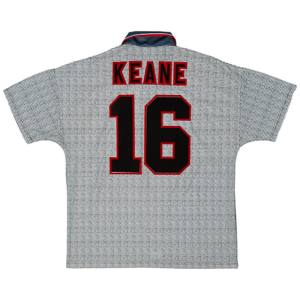 1995-96 Manchester United Away Shirt Keane #16 - 8/10 - (L)