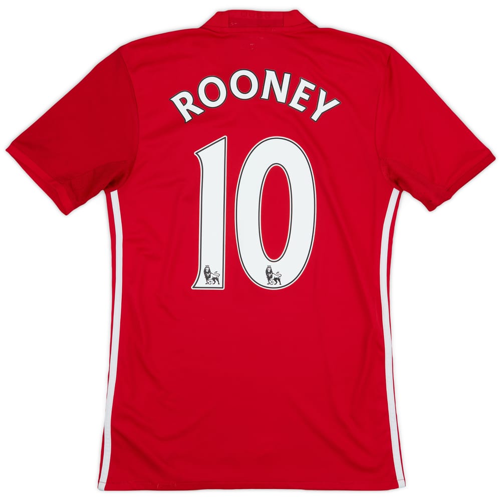 2016-17 Manchester United Home Shirt Rooney #10 - 5/10 - (XS)