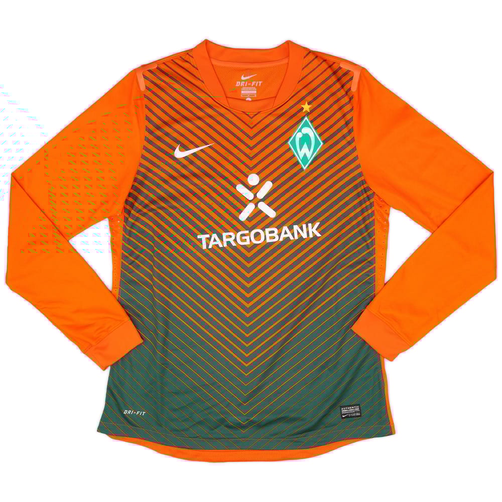 2011-12 Werder Bremen Player Issue Away L/S Shirt - 5/10 - (L)