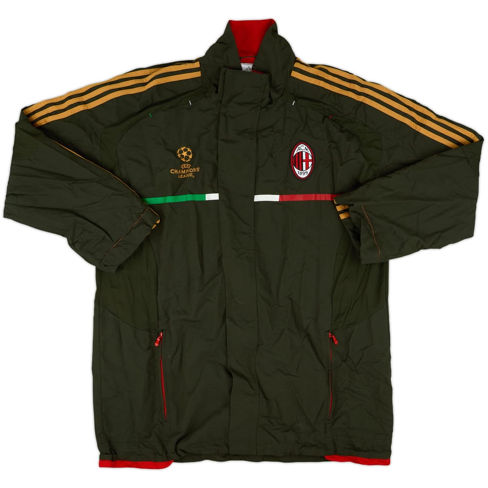 2011-12 AC Milan CL adidas Rain Jacket - 9/10 - (XL)
